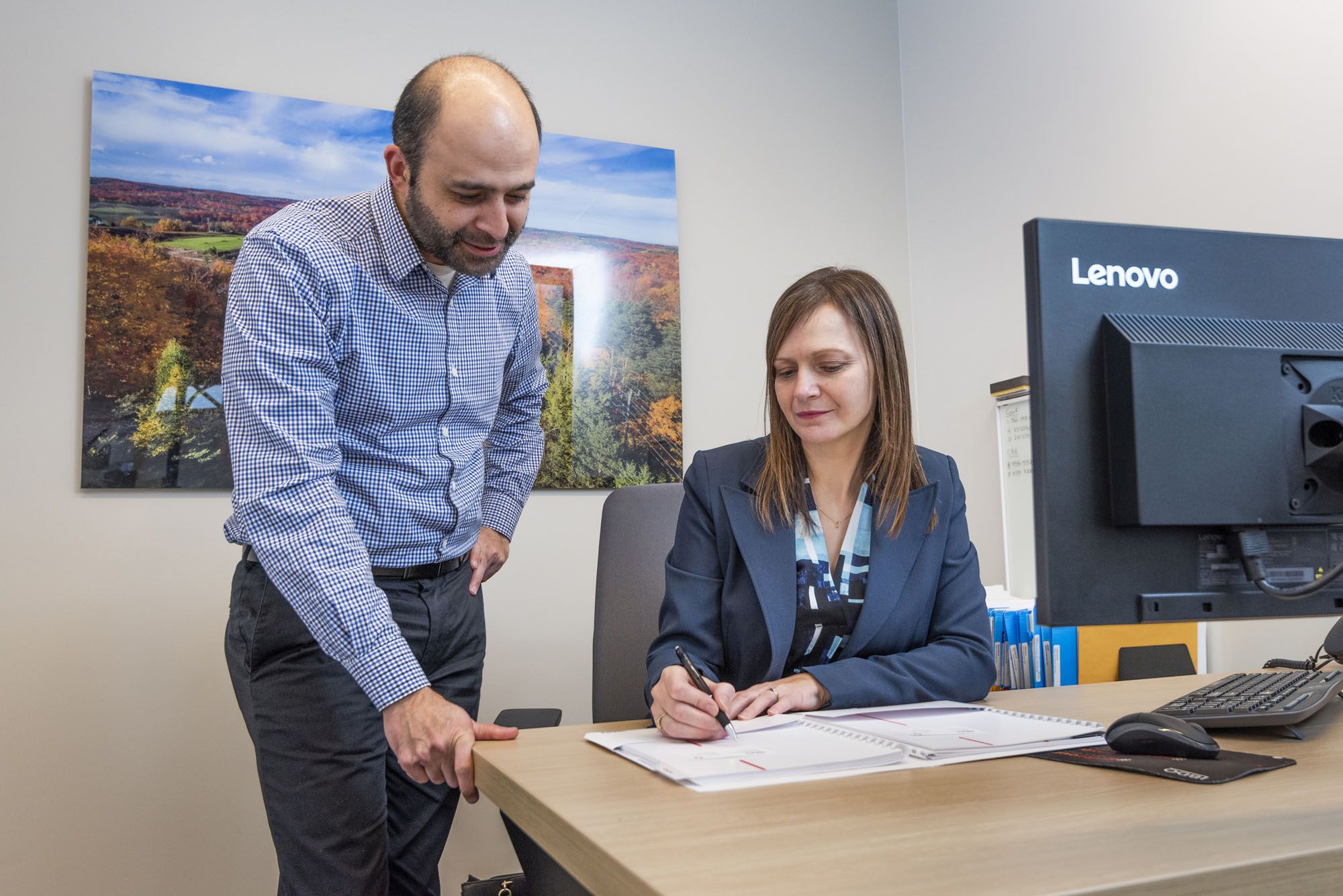 consultation with business programs staff